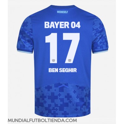 Camiseta Bayer Leverkusen Eliesse Ben Seghir #17 Tercera Equipación Replica 2025-26 mangas cortas Camiseta Bayer Leverkusen Eliesse Ben Seghir #17 Tercera Equipación Replica 2025-26 mangas cortas